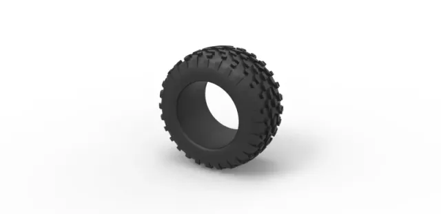 Diecast offroad tire 47 Scale 1:25 — Image 7 of 9