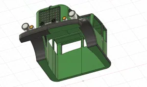 LKW Modell Tamiya 1:14 - 1:87 Kurze Kabine mit Lüftungsgitter