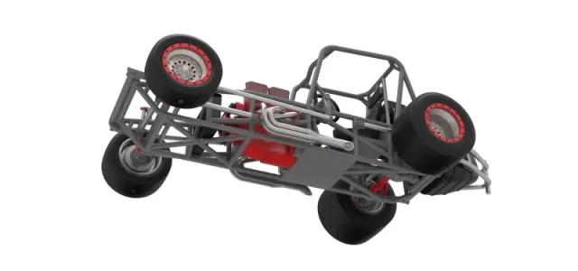 Vintage Pavement Silver Crown Car Base Scale 1:25 — Image 3 of 30