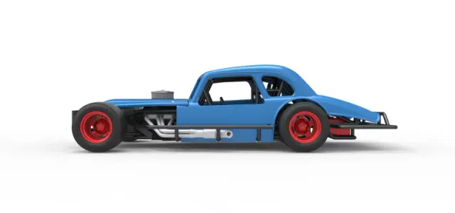 Vintage Asphalt Modified stock car V5 Scale 1:25 — Фото 9 из 26