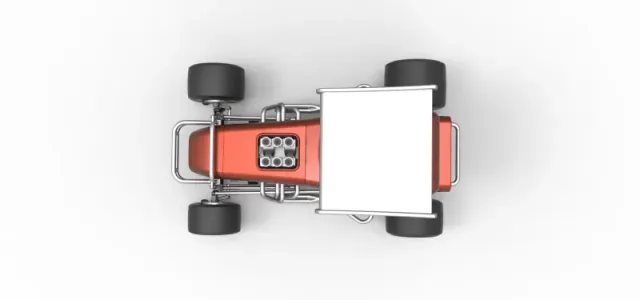 Vintage Winged Supermodified stock car Scale 1:25 — Фото 11 из 31