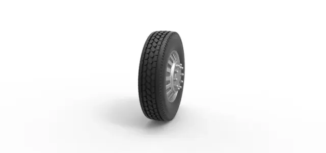 Diecast Front custom wheel of semi truck Version 16 Scale 1:25 — Image 3 of 11