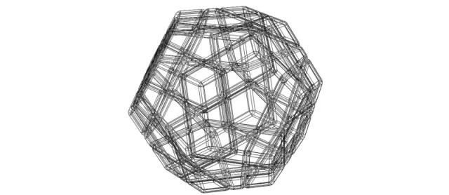 Wireframe Shape Geometric Megaminx Cube — Фото 3 из 6