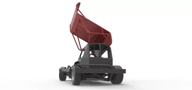 BriSCA Formula 1 Stock Car for Dirt while turning Scale 1:25 — Фото 15 из 31