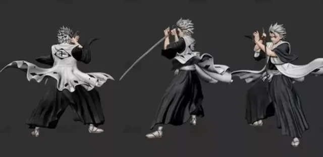 Captain Hitsugaya Bleach Movie Print Model 3D STL — Фото 3 из 13