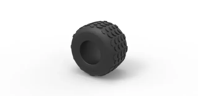 Diecast Monster Jam tire 2 Scale 1:25 — Image 7 of 9