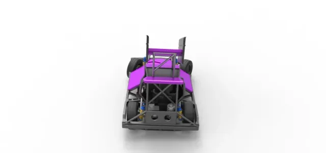 New Zealand Superstock car while turning Version 2 Scale 1:25 — Фото 17 из 31