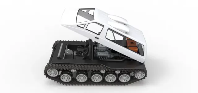 Vintage Monster tank Version 6 Scale 1:25 — Image 26 of 30
