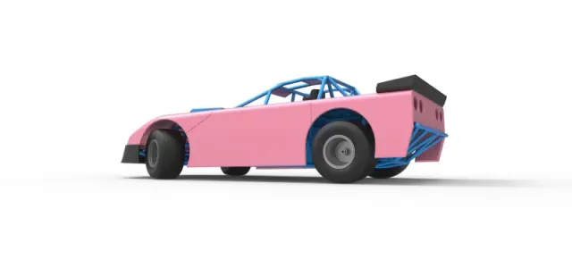 New Zealand Super Saloon race car while turning V2 Scale 1:25 — Фото 13 из 31