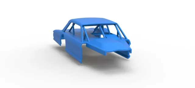 Shell of Vintage Asphalt Modified stock car V11 Scale 1:25 — Image 18 of 25