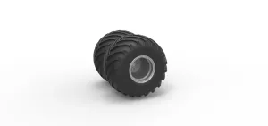 Diecast Monster Jam Double Wheel Scale 1:25