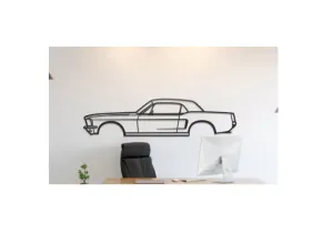 Ford - Mustang Hardtop 1968 Wall Art