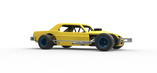 Vintage Asphalt Modified stock car V8 Scale 1:25 — Фото 25 из 30