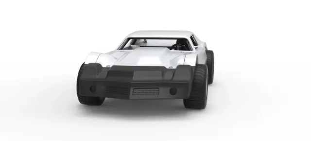 Vintage Dirt late model Race car Version 3 Scale 1:25 — Фото 5 из 29