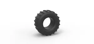 Diecast dirt dragster rear tire 9 Scale 1:25