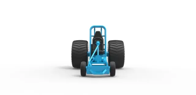Diecast Chassis of Mini Rod pulling tractor Scale 1 to 25 — Фото 5 из 31