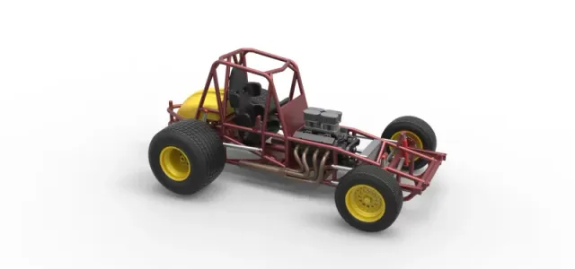 Vintage Sprint car Base Scale 1:25 — Фото 24 из 30