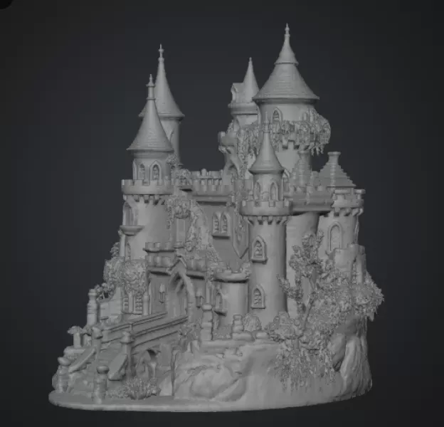 Lavender Bloom Castle STL File for 3D Print — Фото 13 из 15
