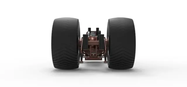 Pro Stock Pulling Tractor Base Scale 1:25 — Image 12 of 18