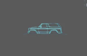 Ford - Bronco 1980 Wall Art