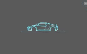 Audi - R8 2007 Wall Art