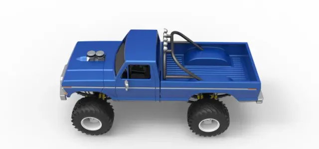 Diecast vintage Monster Truck Scale 1:25 — Фото 8 из 31