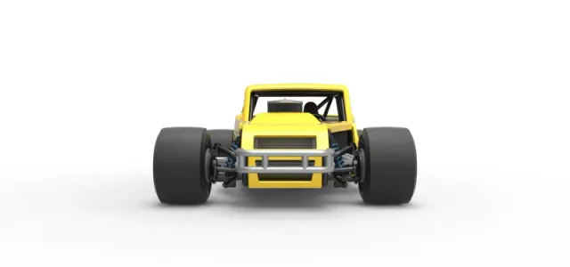 Vintage Asphalt Modified stock car V8 Scale 1:25 — Фото 7 из 30