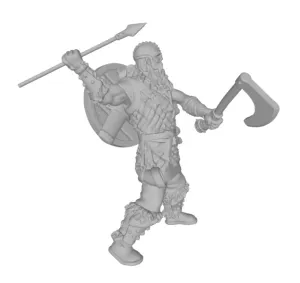 Soldier of the royal guard of Anglo-Saxon Britain