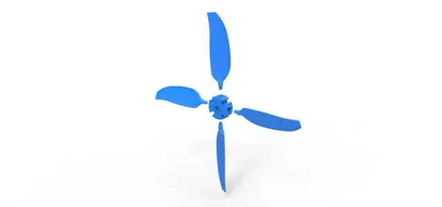 4 Blade Propeller of Drag racing Airboat Scale 1:25 — Image 8 of 9