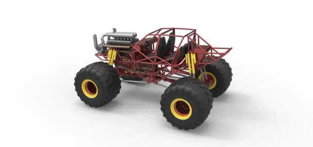 Monster truck base Version 3 Scale 1:25 — Image 12 of 26