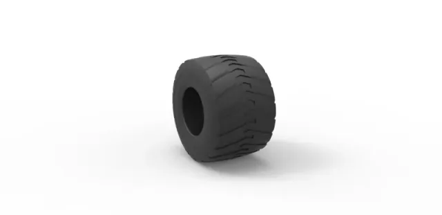 Diecast Monster Jam tire 7 Scale 1:25 — Image 8 of 8