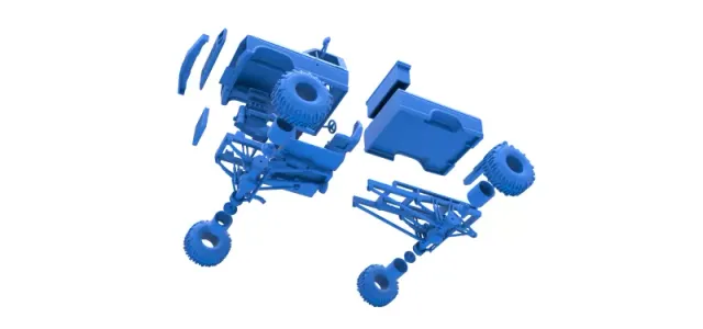 Wheel Standing Mega Truck Scale 1:25 — Image 19 of 25