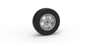 Front wheel of BriSCA Formula 2 Stock Car Scale 1:25