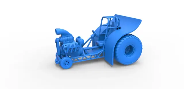 Diecast Mini Rod pulling tractor Scale 1 to 25 — Image 12 of 31