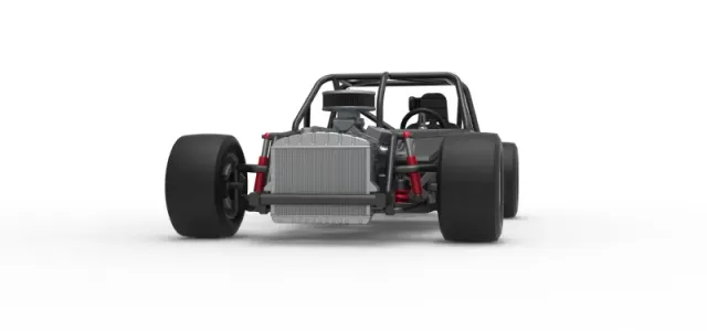 Vintage Asphalt Modified stock car Base V7 Scale 1:25 — Image 6 of 24