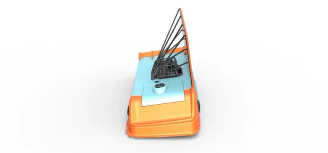 Super Dirt Late model with side wing while turning Scale 1:25 — Image 8 of 31