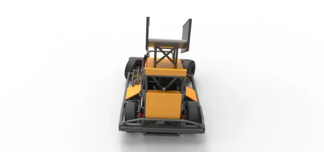 New Zealand Superstock car while turning Version 4 Scale 1:25 — Фото 17 из 29