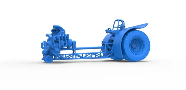 Diecast Pulling tractor with 3 engines V8 Version 6 Scale 1:25 — Фото 13 из 30