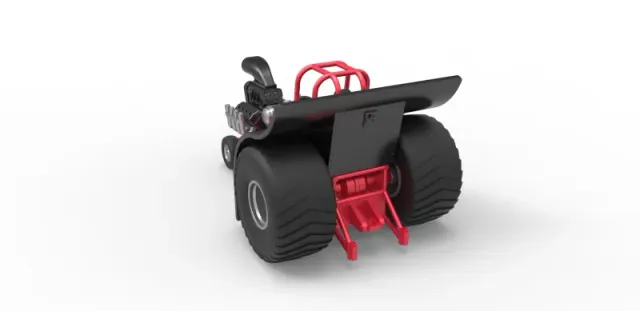 Diecast Mini Rod pulling tractor Scale 1 to 25 — Image 10 of 31