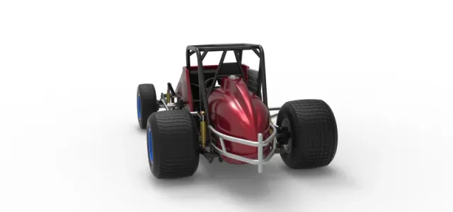 Vintage Dirt Silver Crown Car Scale 1:25 — Image 14 of 30