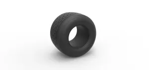 Diecast Dirt Sprint racing tire 17 Scale 1:25