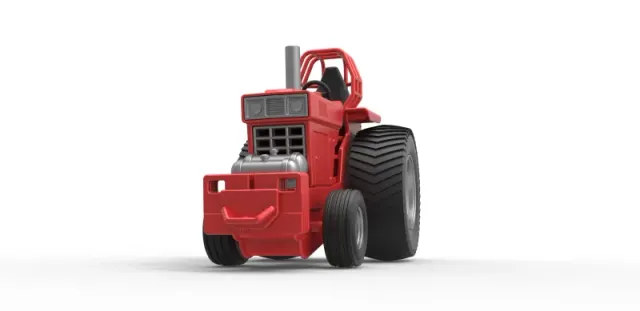 Fun short Pro Stock Pulling Tractor Version 1 Scale 1:25 — Фото 4 из 31