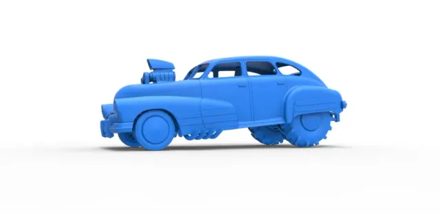 Diecast old school pulling truck 2wd with Car shell Scale 1:25 — Фото 13 из 31