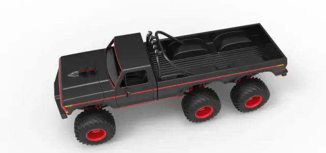 Diecast Monster Truck 6x6 concept Scale 1:25 — Фото 4 из 25