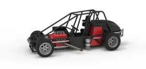 Experimental Pavement Silver Crown Car Base Scale 1:25