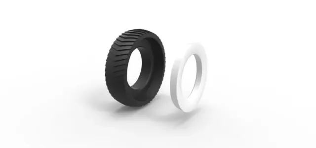 Diecast pulling tractor Whitewall rear tire 2 Scale 1:25 — Image 10 of 12