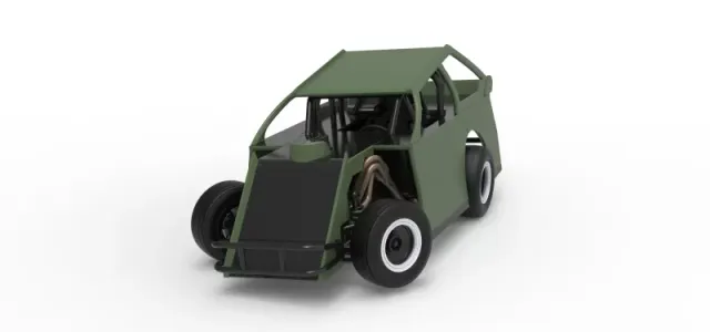 Mod Lite Race car while turning Version 2 Scale 1:25 — Фото 5 из 28