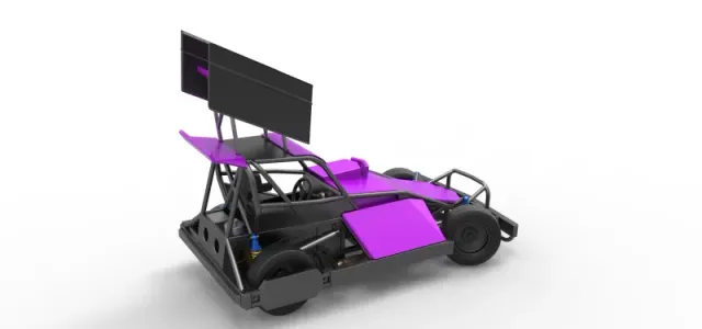 New Zealand Superstock car while turning Version 2 Scale 1:25 — Фото 20 из 31