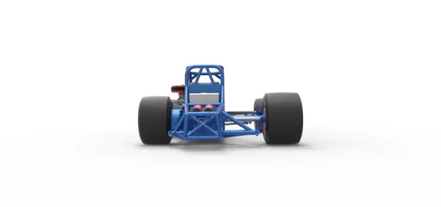 Supermodified front engine race car Base Version 4 Scale 1:25 — Image 16 of 30