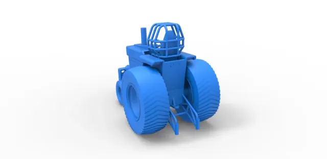 Fun short Pro Stock Pulling Tractor Version 1 Scale 1:25 — Фото 21 из 31